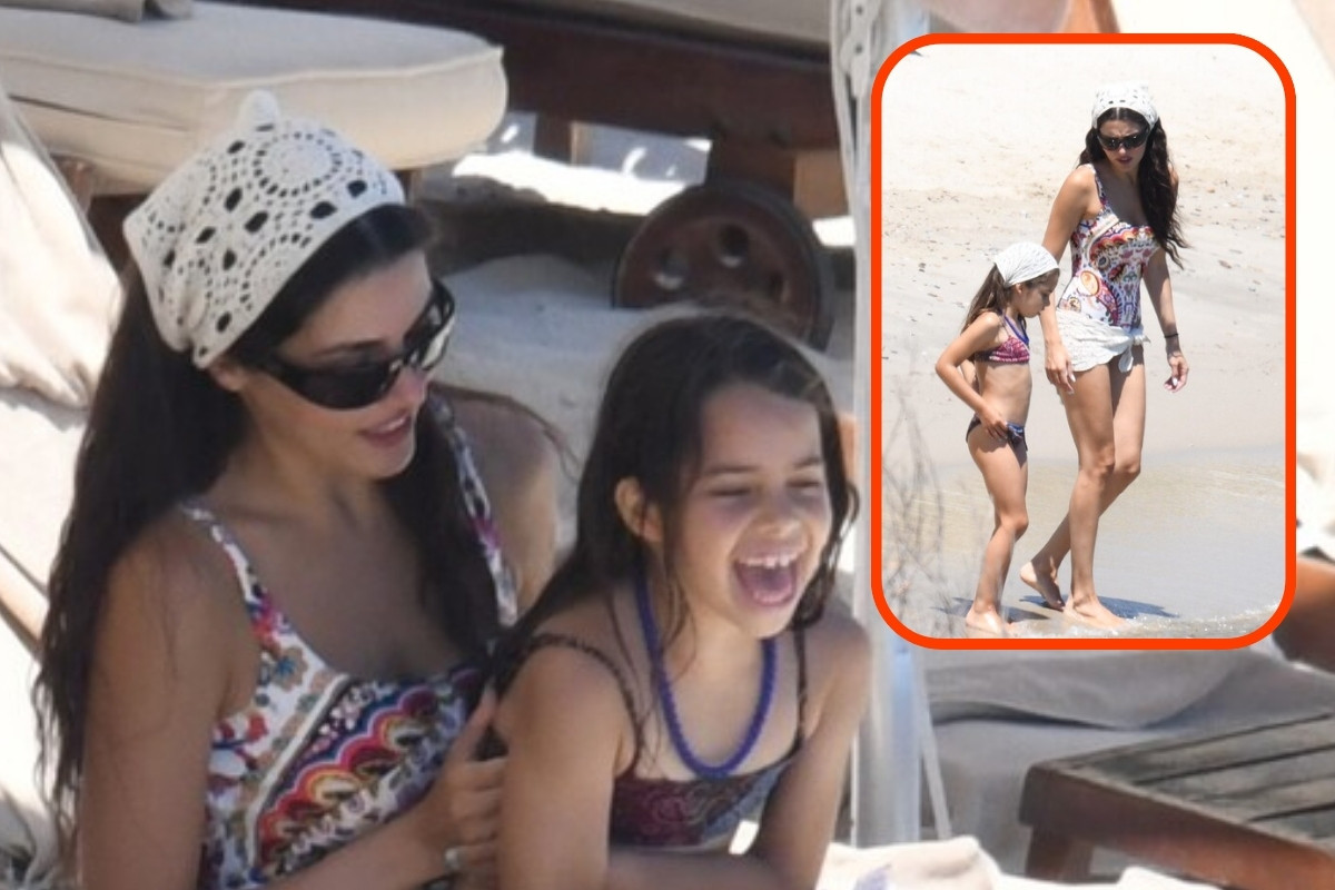 Bodrumda aile tatili yapan hande ercel gun boyu yegeni mavi ile ilgilendi KVESLRDd